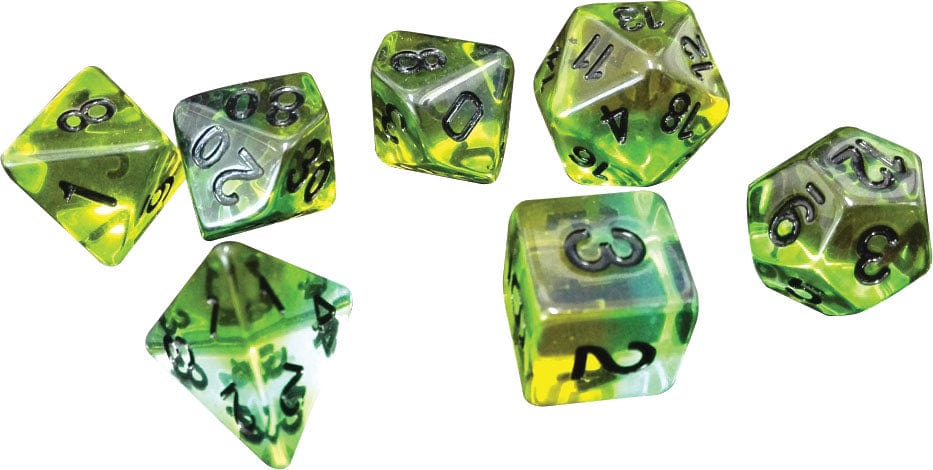 Sirius Dice Dice > Sirius Dice Sirius: Plastic 7-Die Set - Mojito 850001609579 SDZ 0005-07