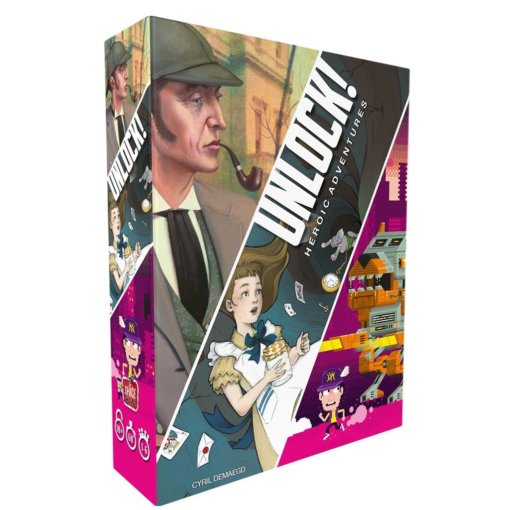 Space Cowboys Board Games > Large Box Games Unlock!: Heroic Adventures 3558380062974 UNL05