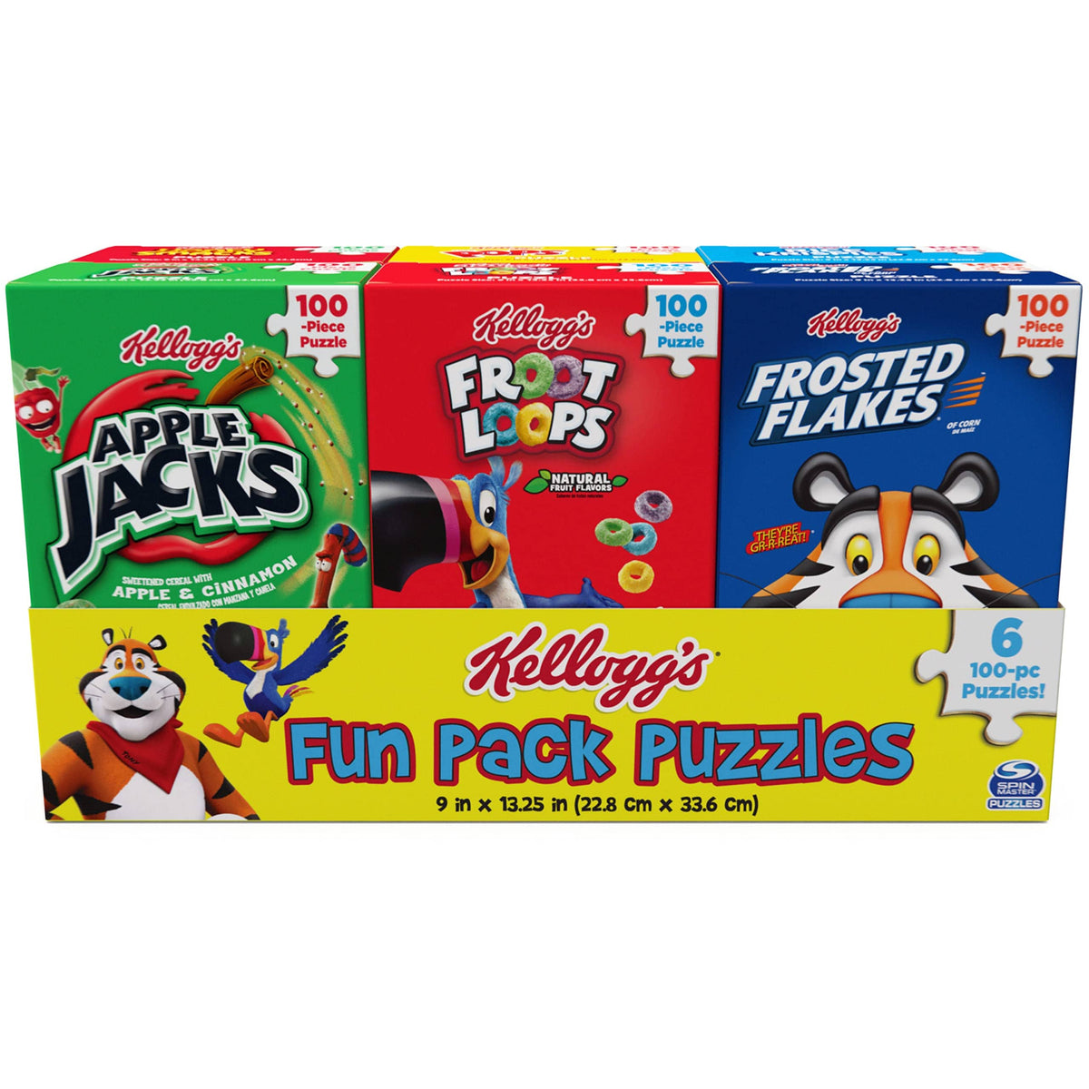 Spin Master Puzzles > Jigsaw Puzzles Kellog's Cereal Puzzles: 6pk 100pc 778988383681 6062175