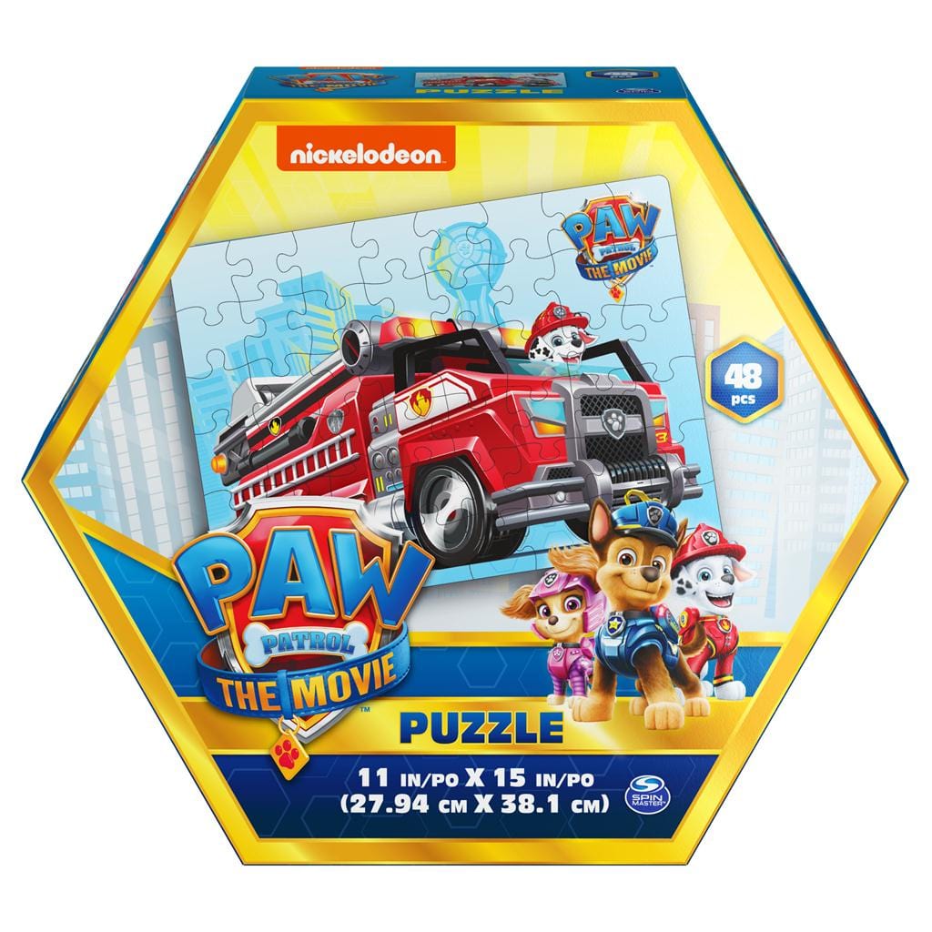 Spin Master Puzzles > Jigsaw Puzzles Paw Patrol: 48pc Jigsaw - Marshall (Paw Patrol Movie) 778988399583 6062085