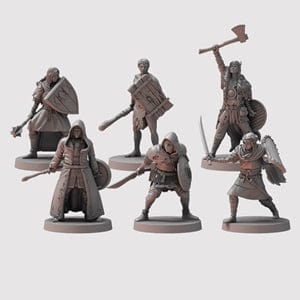 Steamforged Games Tabletop Games > Miniature Games Dark Souls RPG: Unkindled Heroes Pack 2 5060453696187 SFL DS-RPG007
