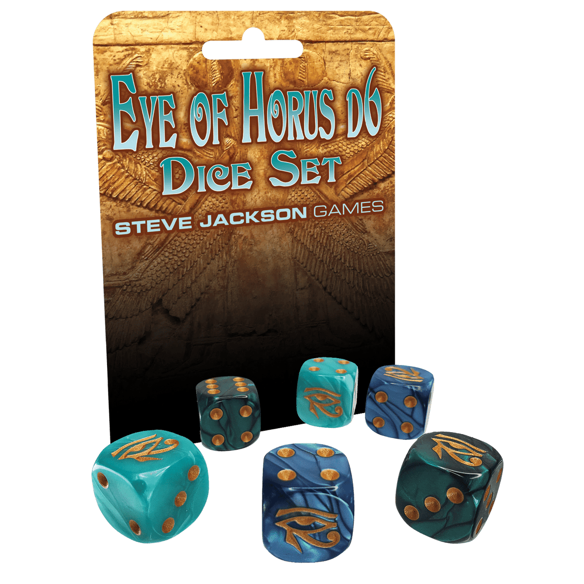 Steve Jackson Games Dice > Other Dice Eye of Horus D6 Dice 080742095489 SJG 5900-05