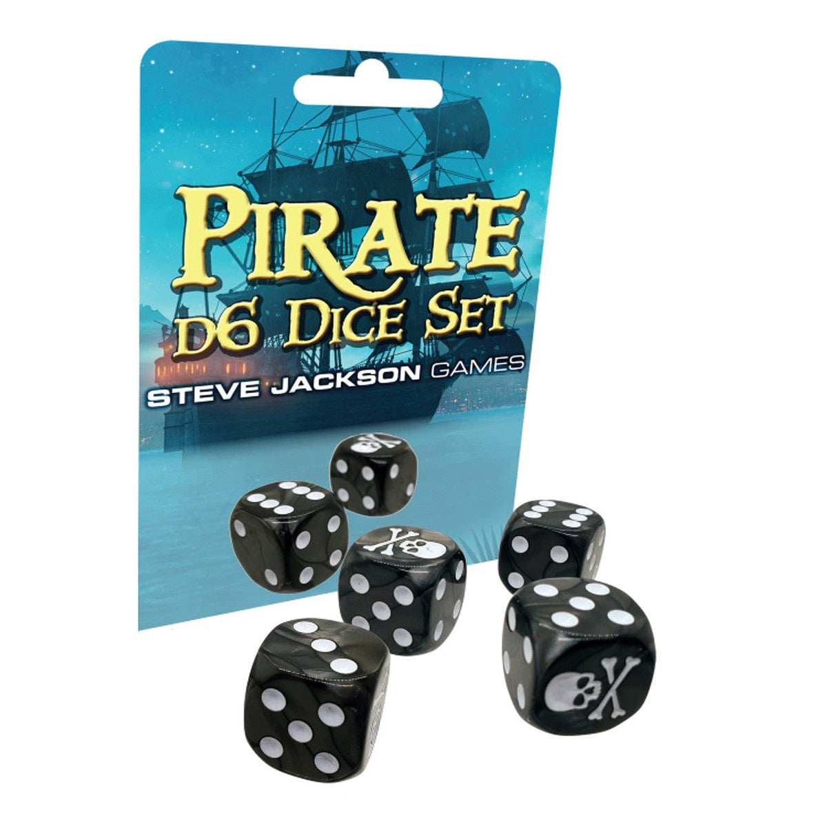 Steve Jackson Games Dice > Other Dice Steve Jackson: Plastic 6d6 Set - Pirate 080742095328 SJG 5900-04
