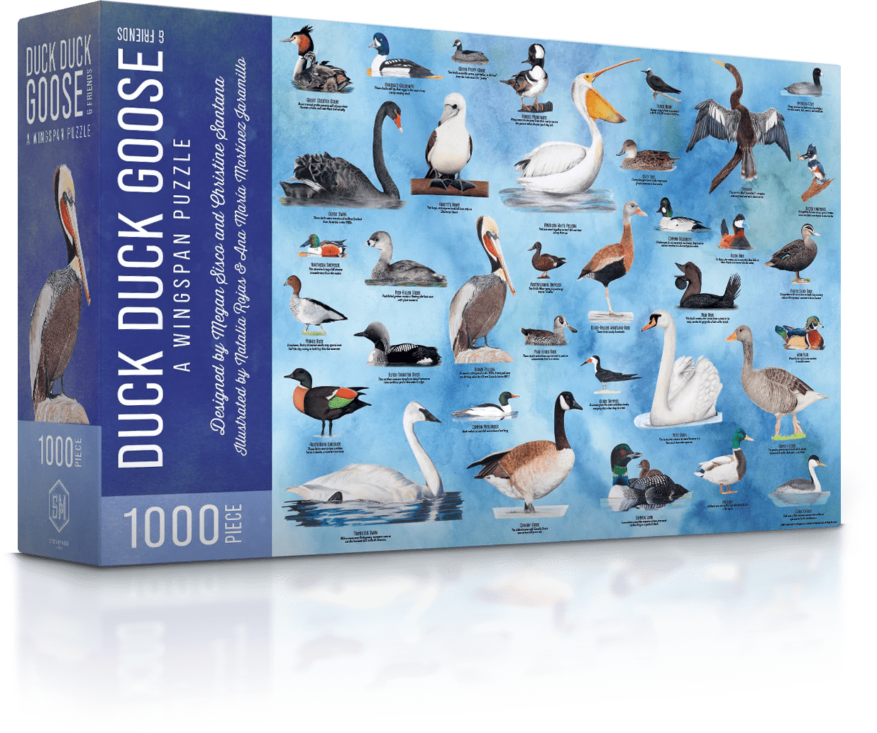 Stonemeier: 500pc Jigsaw - Wingspan, Duck Duck Goose