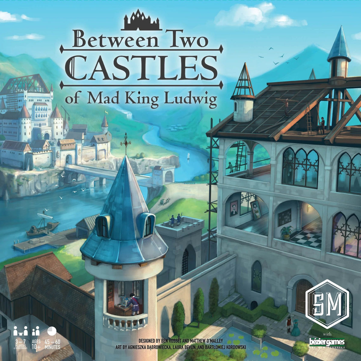 Stonemaier Games Board Games > Large Box Games Between Two Castles of Mad King Ludwig 653341028709 STM 506
