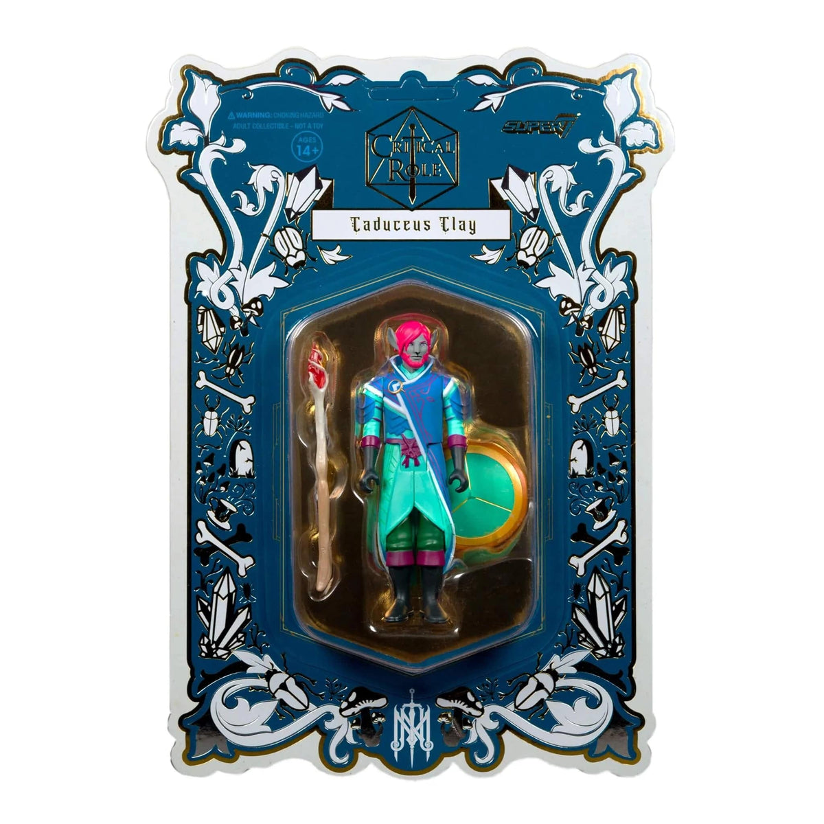 Super7 Toys > Action Figures > Super7 Super7 ReAction: Critical Role - Cadducus Clay 840049823402 RE-CROLW01-CAC-01