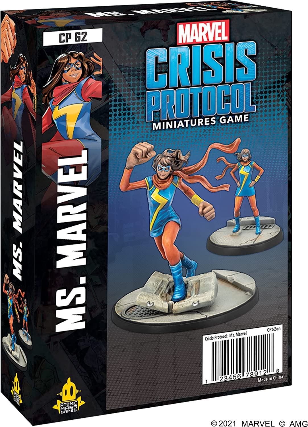 --- Tabletop Games > Miniature Games Marvel - Crisis Protocol: Ms. Marvel 841333112196 CP62EN
