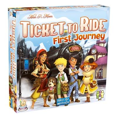 Days of Wonder Board Games > Large Box Games Ticket to Ride: First Journey - Europe 824968200278 DO7227
