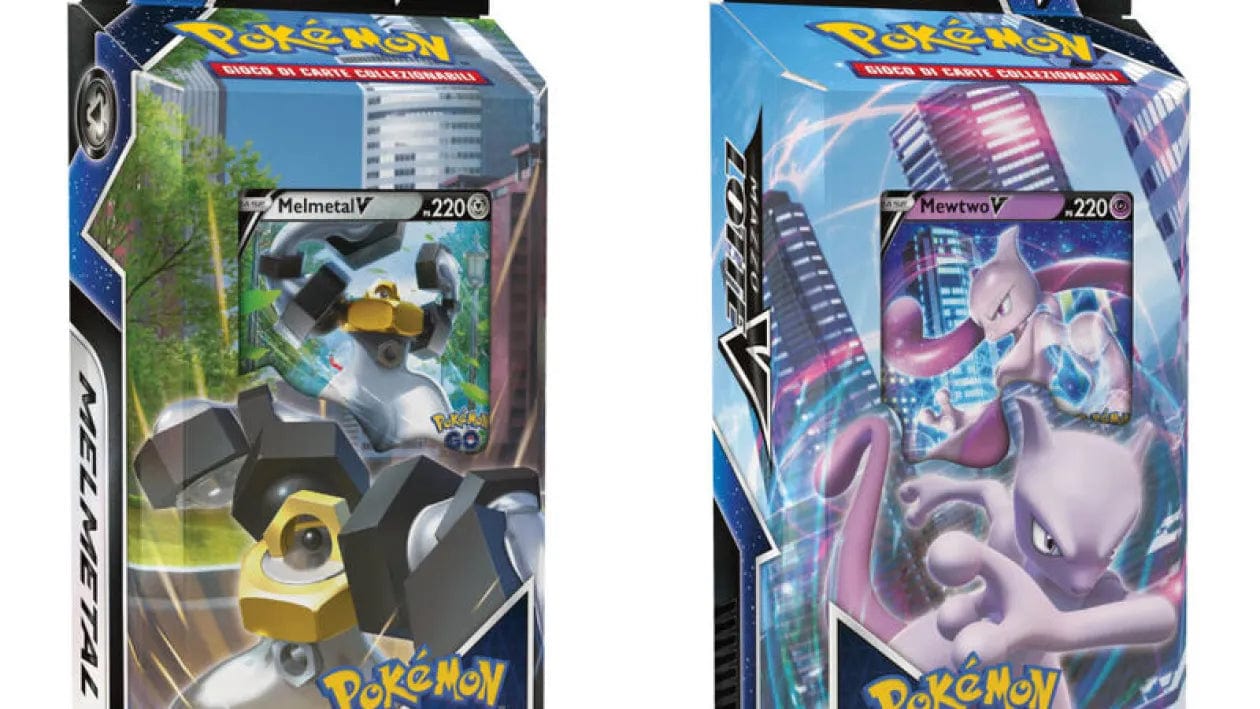 Pokemon TCG: V Battle Deck - Pokemon Go, Mewtwo or Melmetal Pokemon TCG: V Battle Deck - Pokemon Go, Mewtwo or Melmetal
