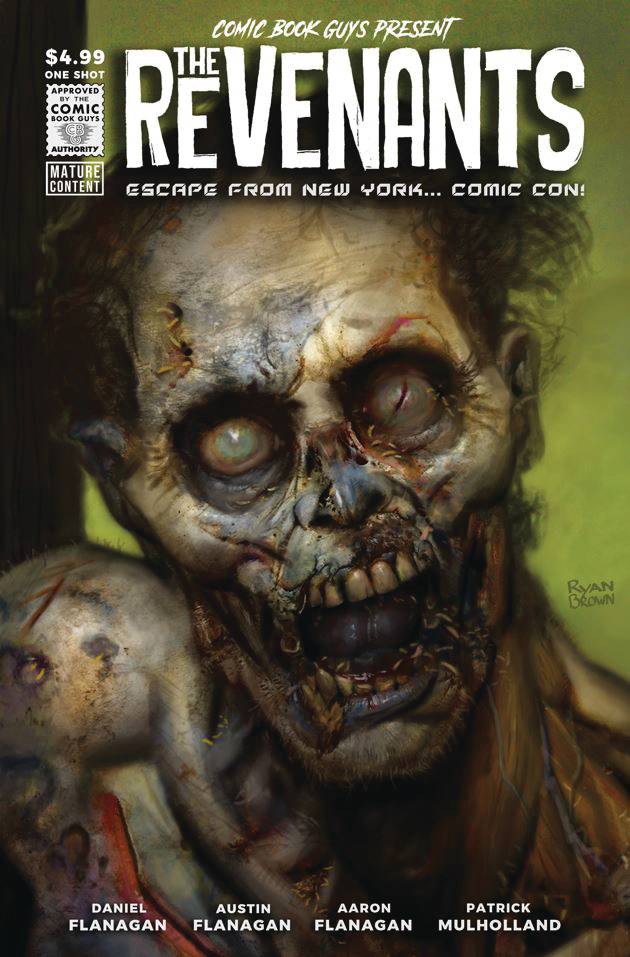 THE COMIC BOOK GUYS Comic Books REVENANTS ESCAPE FROM NEW YORK COMIC CON CVR B BROWN 657039779249 APR231326