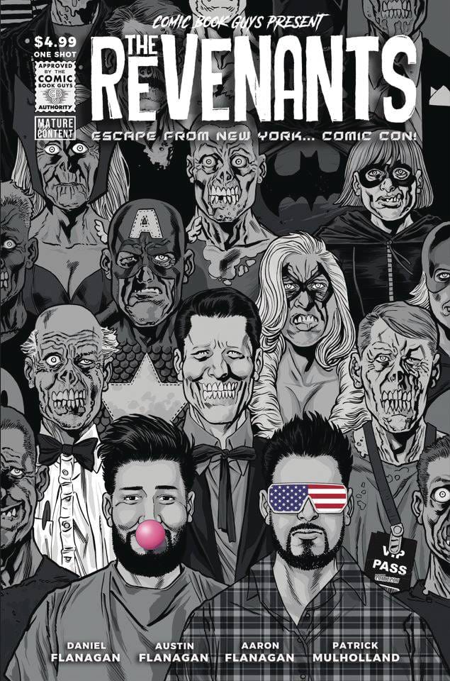 THE COMIC BOOK GUYS Comic Books REVENANTS ESCAPE FROM NEW YORK COMIC CON CVR D ERSKINE 657039779263 APR231328