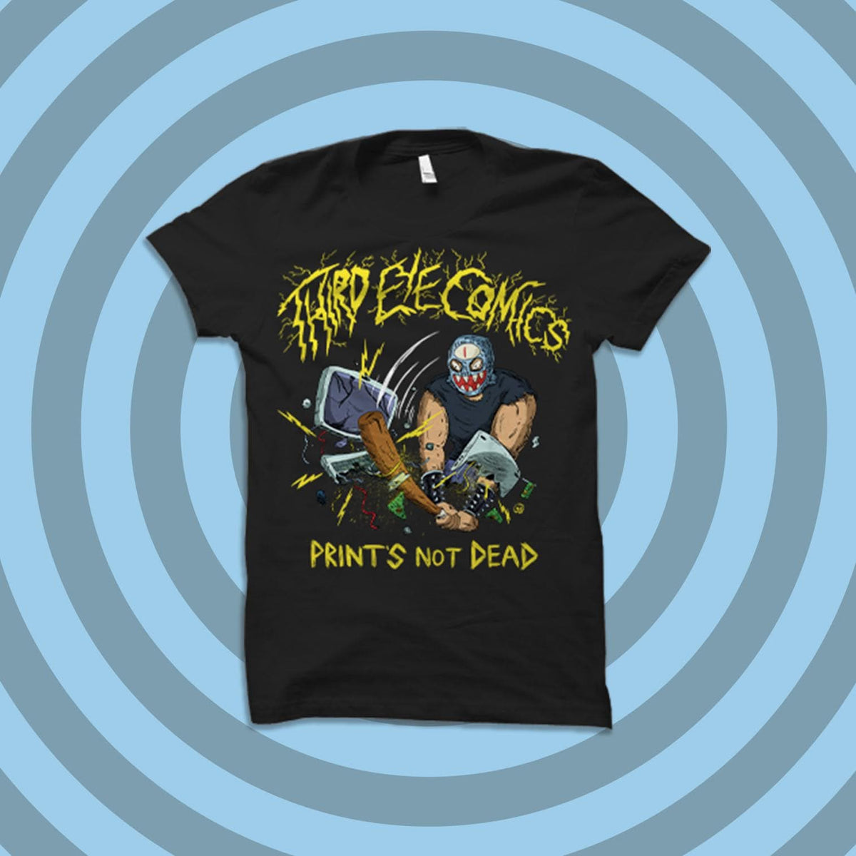 Third Eye Comics Apparel > T-shirts THIRD EYE SHIRT: PRINT'S NOT DEAD
