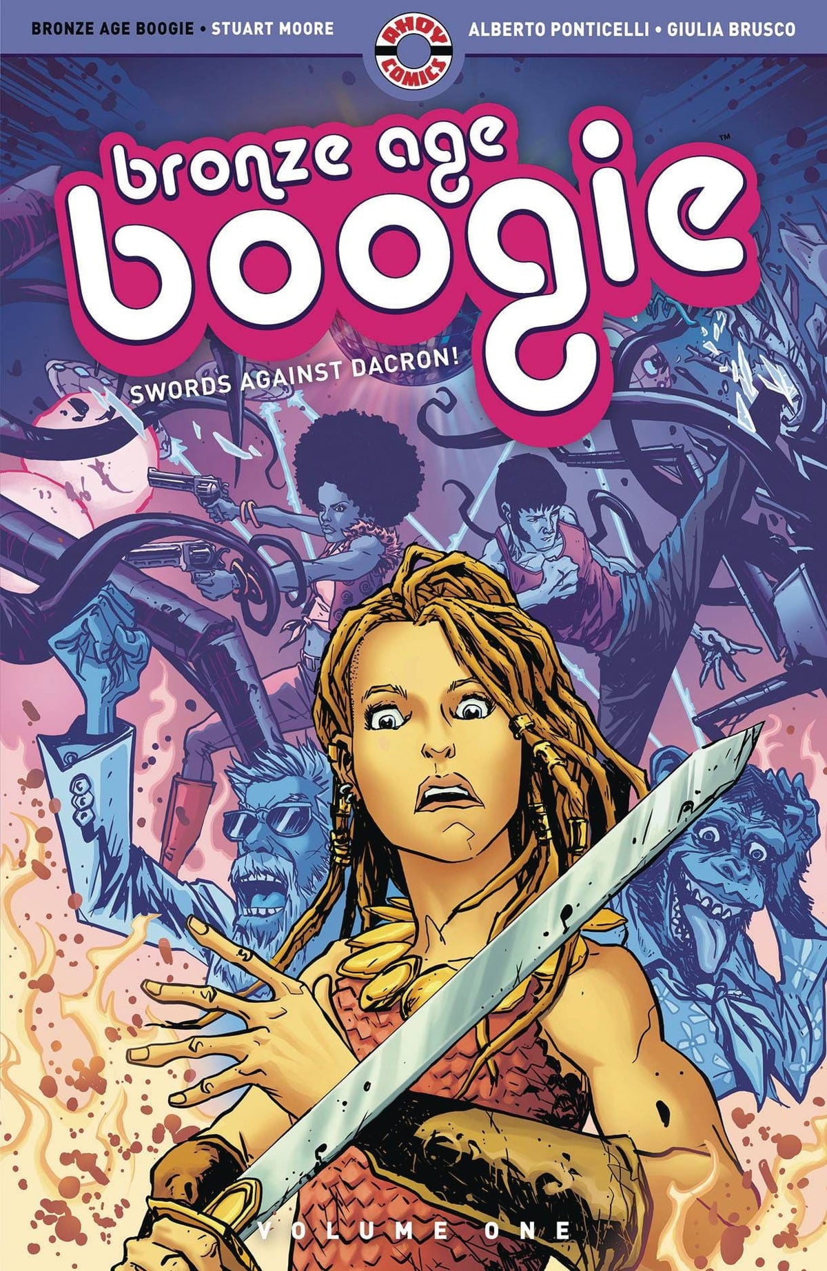 AHOY COMICS Graphic Novel Bronze Age Boogie TP Vol 01 Swords Against Dacron 9780998044255 SEP191410