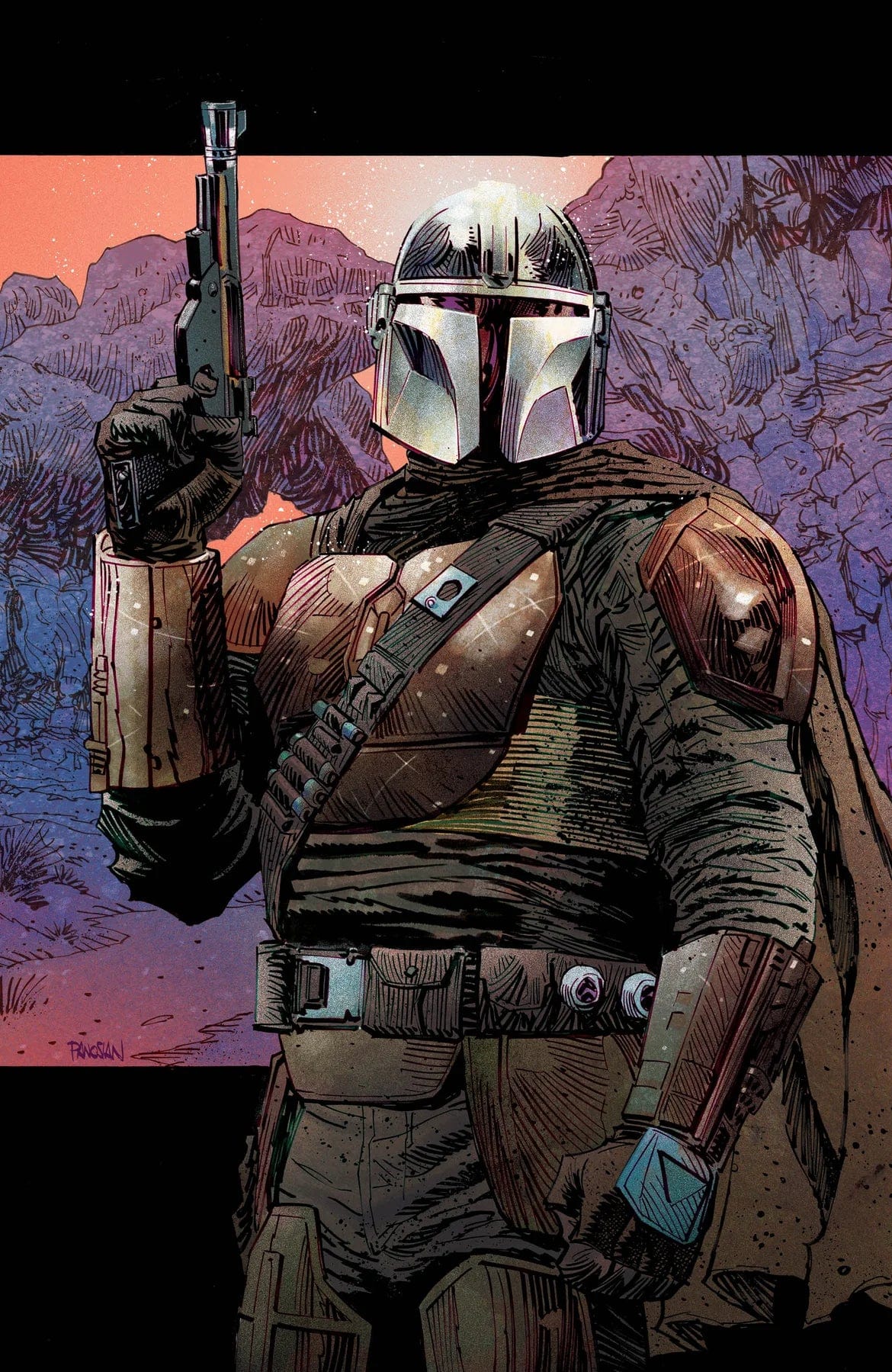 Third Eye Comics Star Wars Mandalorian #1 Dan Panosian Pharcyde Comics Exclusive Virgin Variant 05009148