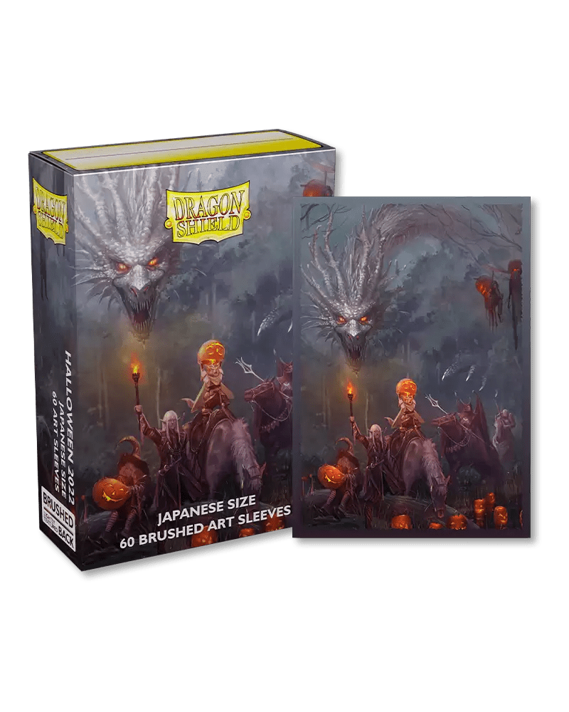 Third Eye Game Supplies > Card Sleeves Dragon Shields: Japanese (60) Brushed Art Halloween 2022 5706569126094 ATM 12609