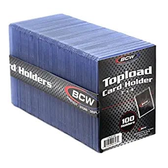 BCW Game Supplies > Card Sleeves BCW TOPLOADER 3" X 4" 722626007972