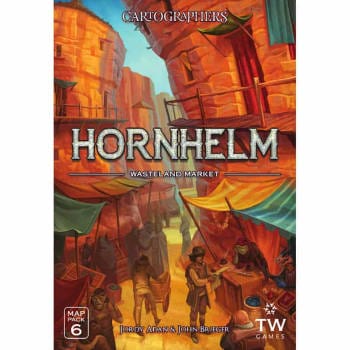 Thunderworks Games Board Games > Small Box Games Cartographers: Heroes Map Pack 6 - Hornhelm Market 688130561068 TWK 4068