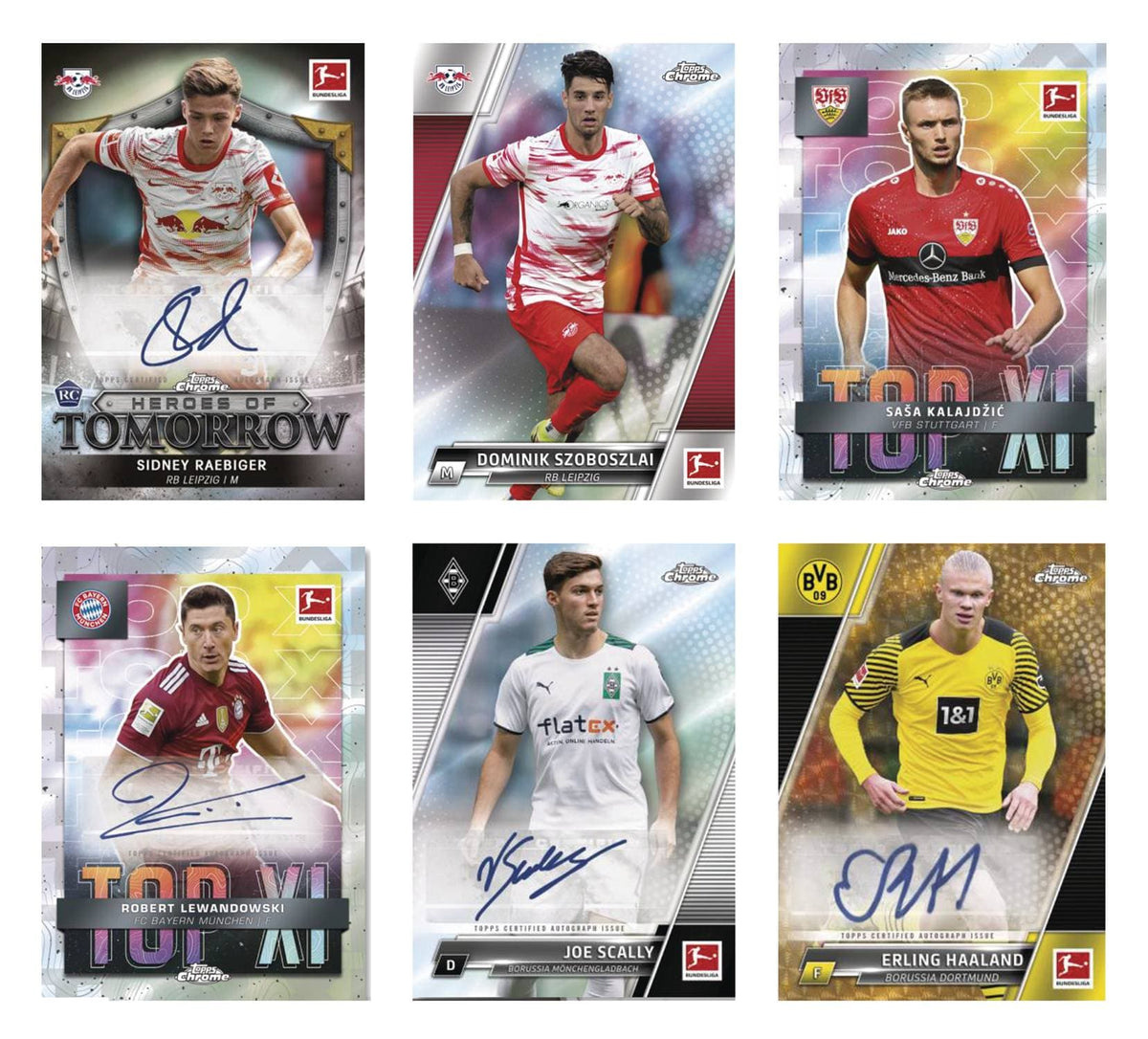 Topps Trading Card Games Topps Chrome: Bundesliga 2021/22 with Autographs - Booster Pack 887521107162 STL221639