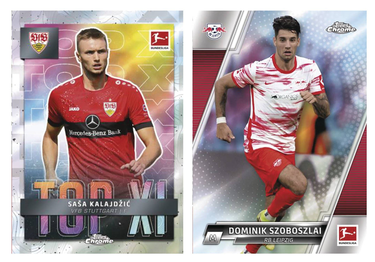 Topps Trading Card Games Topps Chrome: Bundesliga 2021/22 with Refractor Parallels - Booster Pack 887521107261 STL221640