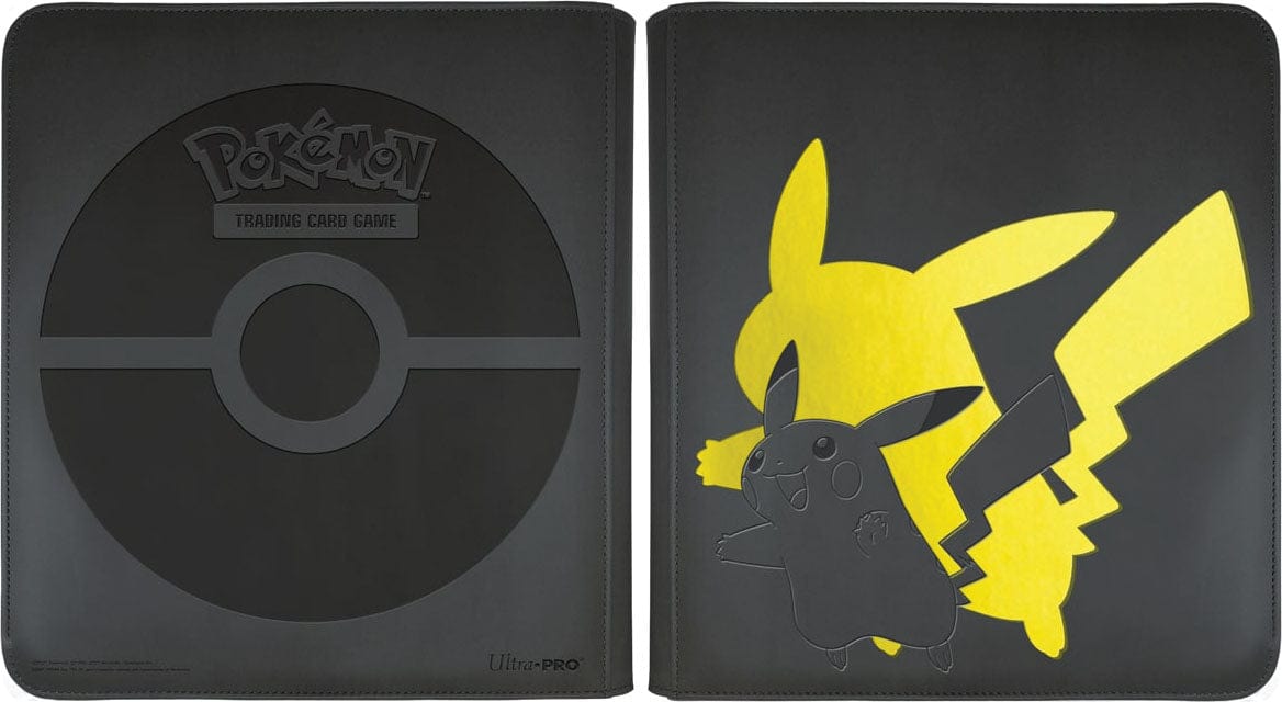 Ultra Pro Game Supplies > Card Binders Ultra-Pro: Pokemon 12-Pocket Pro-Binder - Elite Series Pikachu 074427157746 UPI 15774