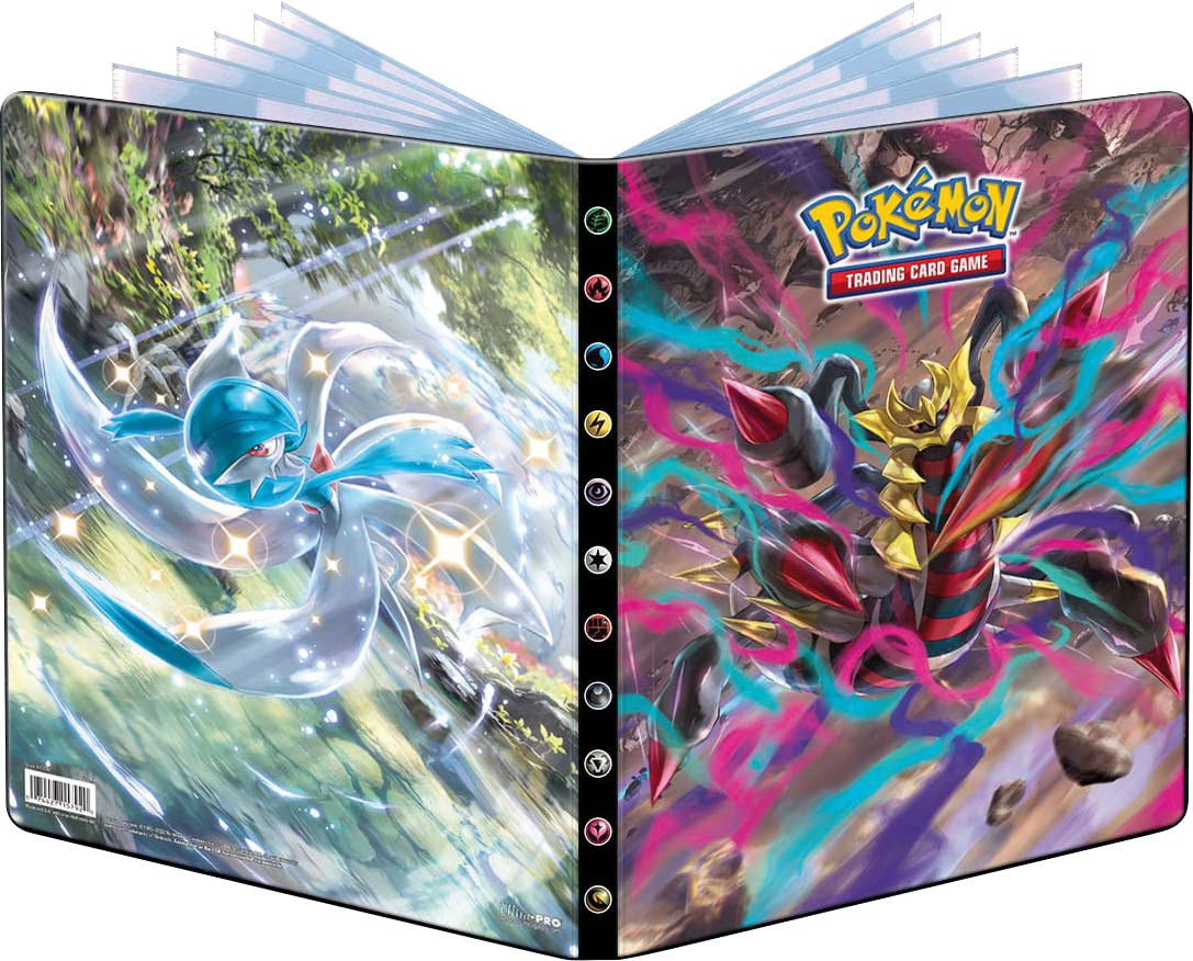 Ultra Pro Game Supplies > Card Binders Ultra-Pro: Pokemon 9-Pocket Portfolio - Sword and Shield 11 (Giratina/Gardevoir) 074427157920 UPI 15792