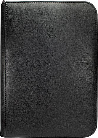 Ultra Pro Game Supplies > Card Binders Ultra-Pro: Vivid 4-Pocket Pro-Binder - Black 074427158996 UPI 15899
