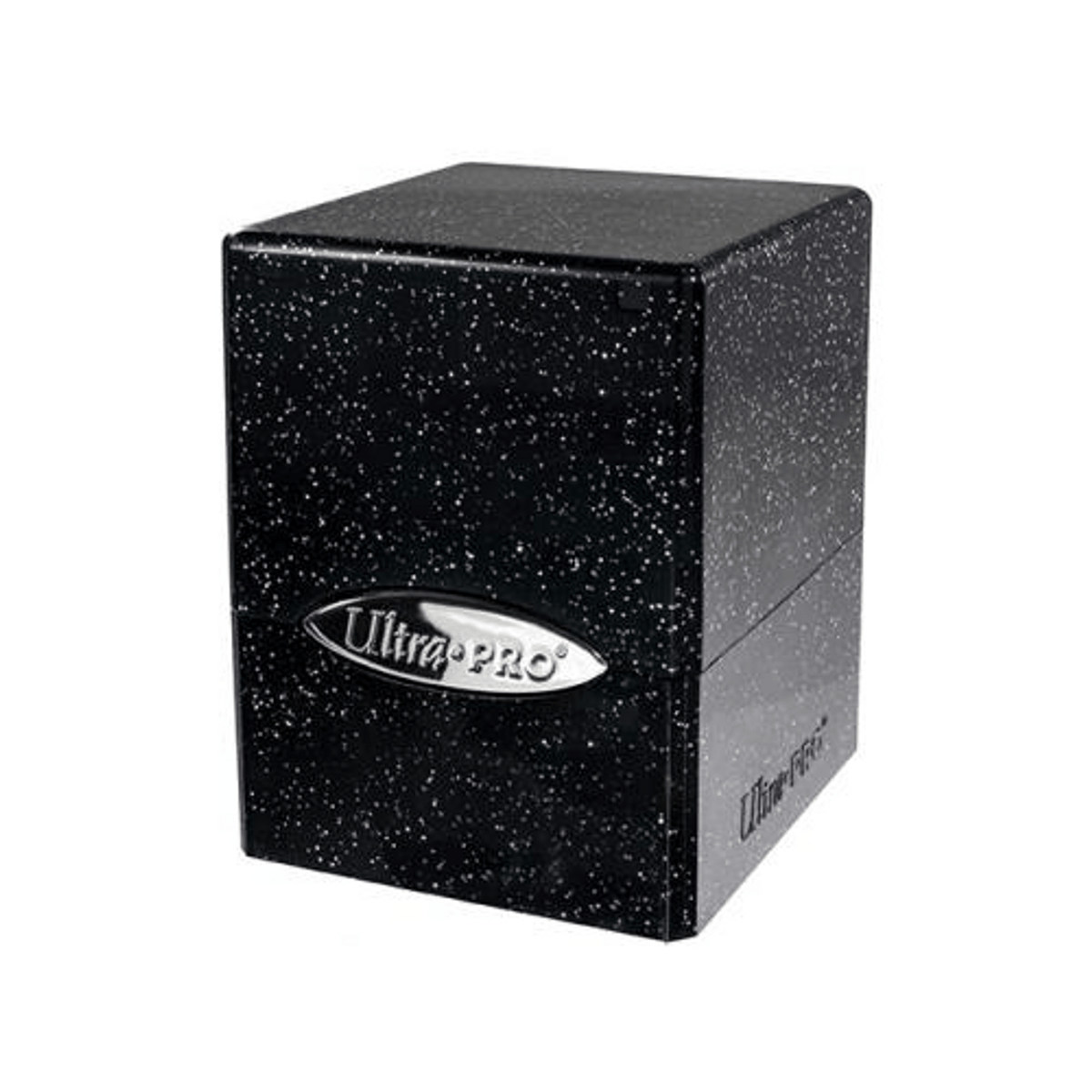 Ultra Pro Game Supplies > Card Boxes Ultra-Pro: Satin Cube - Glitter Black 074427158866 UPI 15886