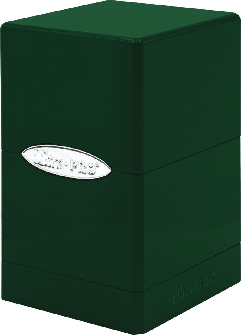 Ultra-Pro: Satin Tower Deck Box - Hi-Gloss Emerald Green - Third Eye