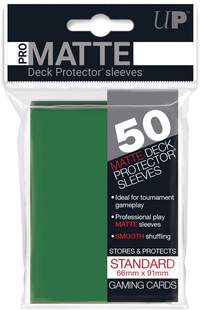Ultra Pro Game Supplies > Card Sleeves Ultra-Pro: Pro-Matte Sleeves 50ct - Green 074427826529