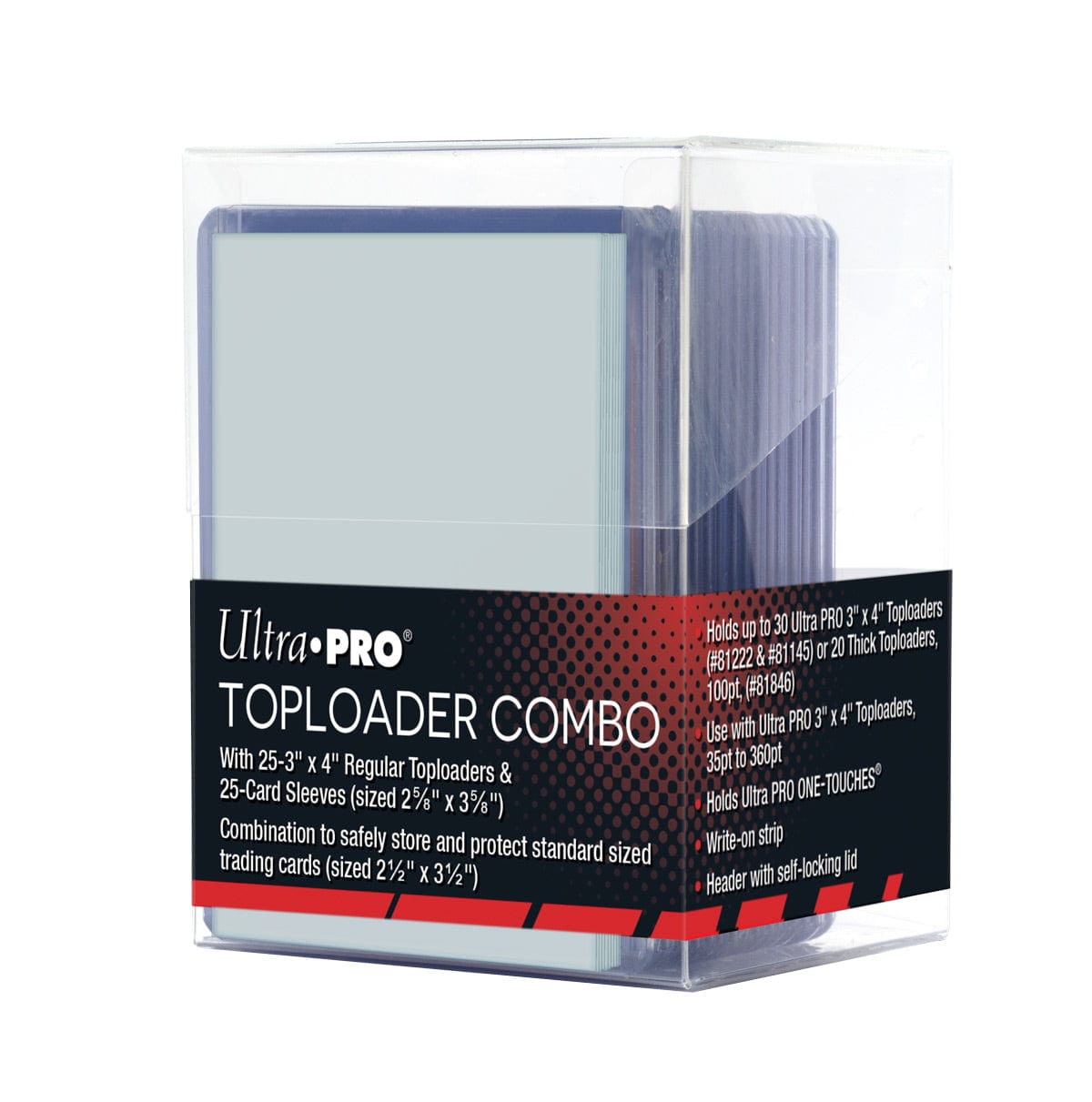 Ultra Pro Game Supplies > Card Sleeves Ultra Pro: Toploader & Card Sleeves, 3 x 4" (25ct) 074427152161 UPI 15216