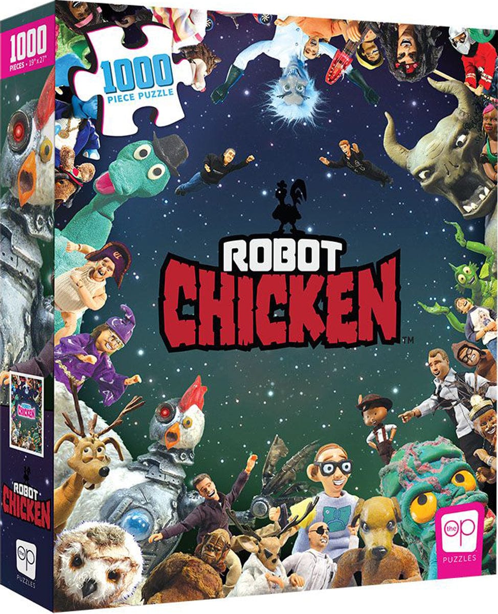 USAopoly Puzzles > Jigsaw Puzzles Op: 1000pc Jigsaw - Robot Chicken 700304155696 PZ010-671