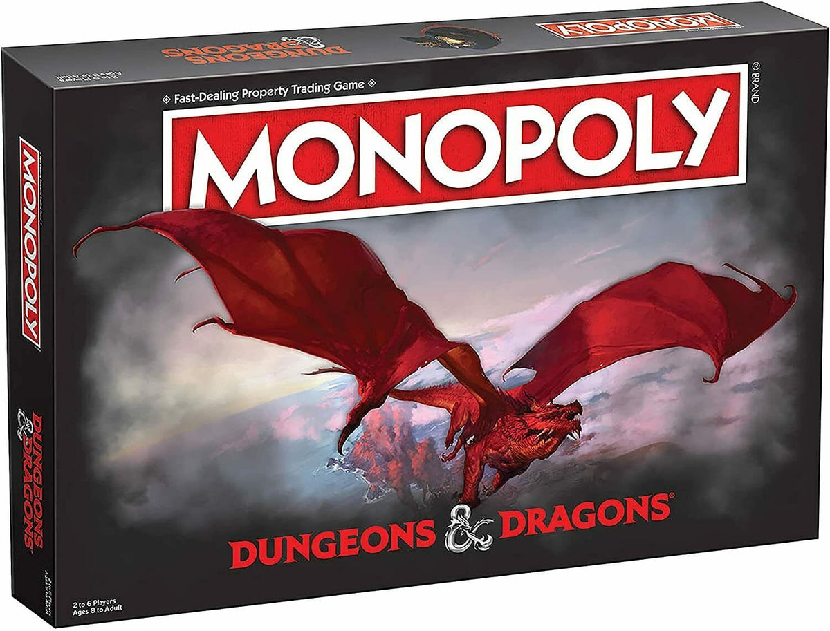 USAopoly Board Games > Large Box Games Monopoly: Dungeons & Dragons Edition 700304154422 MN056-370