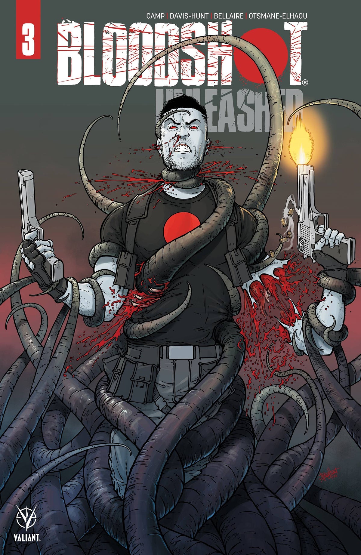 Valiant Entertainment Comic Books BLOODSHOT UNLEASHED #3 CVR A DAVIS-HUNT (MR) 85899200384000311 SEP222056