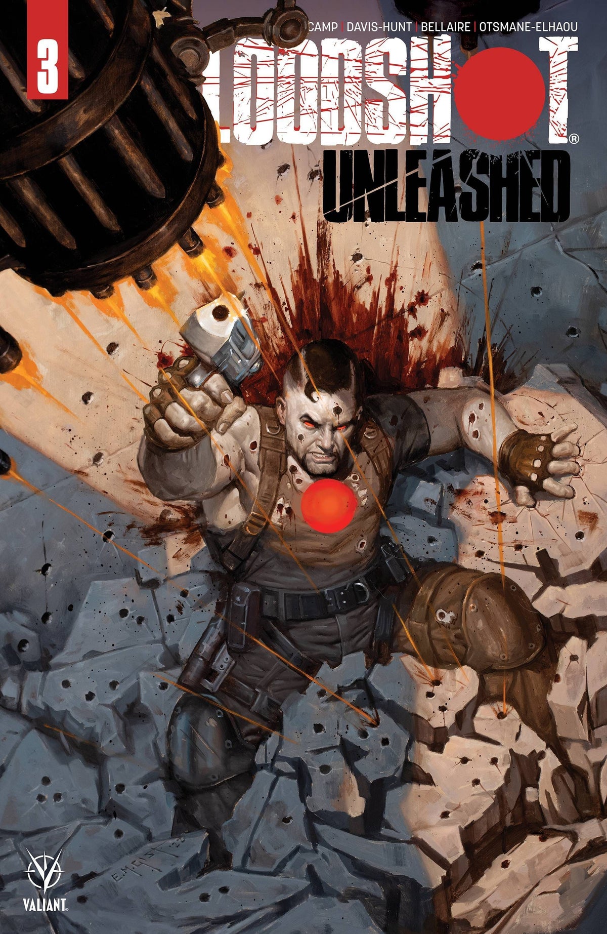 Valiant Entertainment Comic Books BLOODSHOT UNLEASHED #3 CVR E PREORDER BUNDLE ED (MR) 85899200384000361 SEP222060