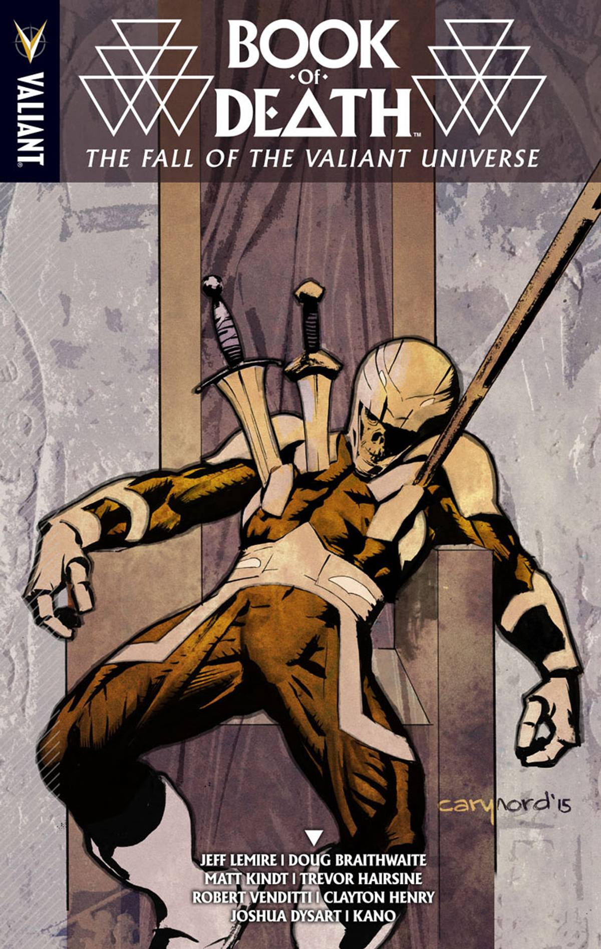 Valiant Entertainment Llc Graphic Novel BOOK OF DEATH FALL OF THE VALIANT UNIVERSE TP 09570812