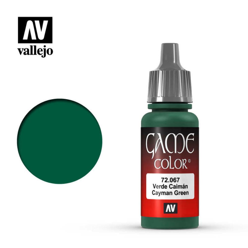 Vallejo Hobby Supplies > Paints Vallejo: Game Color - Cayman Green 8429551720670 VAL 72067