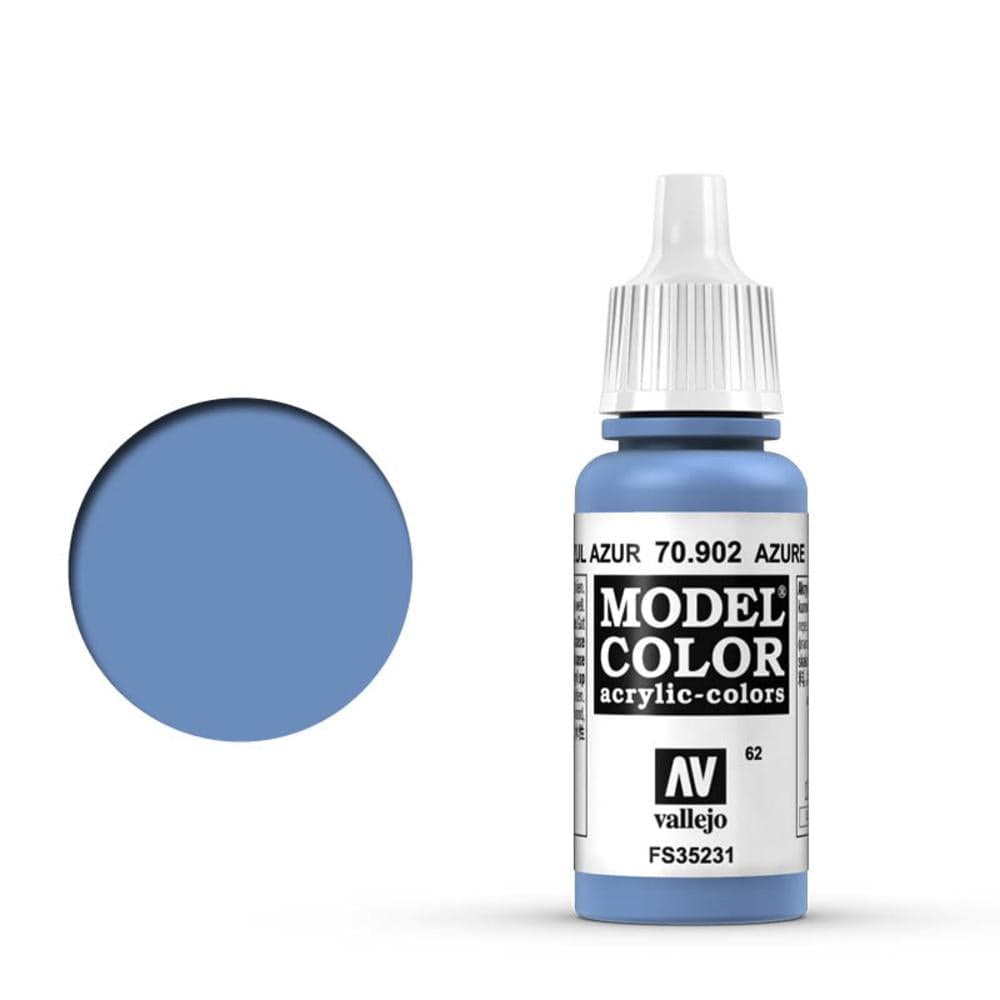 Vallejo Hobby Supplies > Paints Vallejo: Model Color - Azure 8429551709026 VAL 70902
