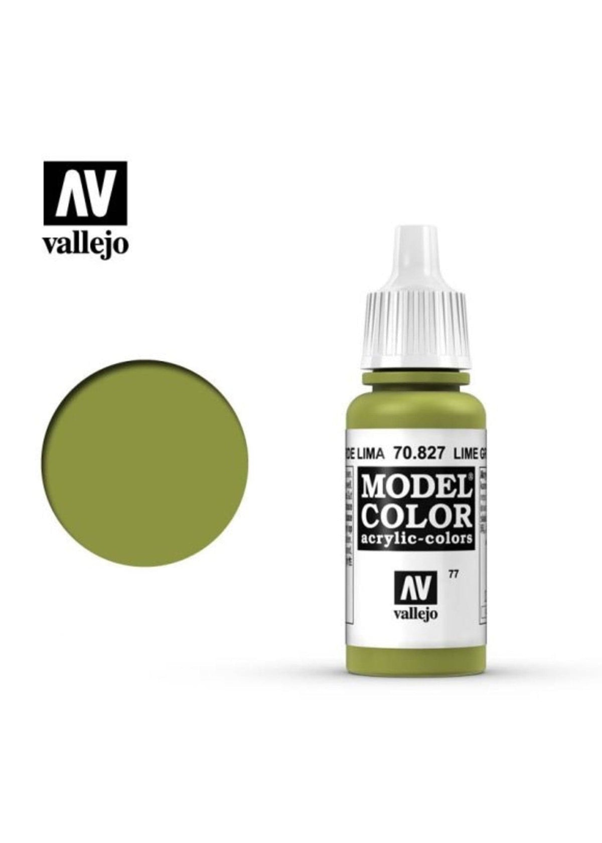 Vallejo Hobby Supplies > Paints Vallejo: Model Color - Lime Green 8429551708272 VAL 70827