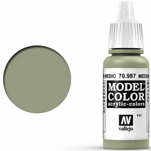 Vallejo Hobby Supplies > Paints Vallejo: Model Color - Medium Grey 8429551709873 VAL 70987