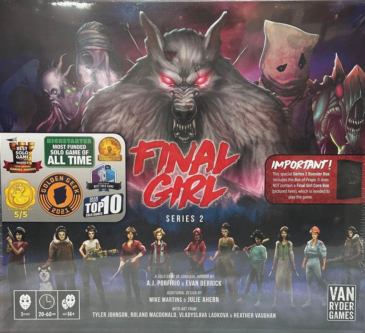 Van Ryder Games Board Games > Large Box Games Final Girl: Series 2 - Booster Box 850024976214