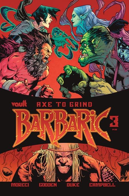 Vault Comics Comic Books BARBARIC AXE TO GRIND #3 CVR A NATHAN GOODEN 85876100675100311 0722VL324