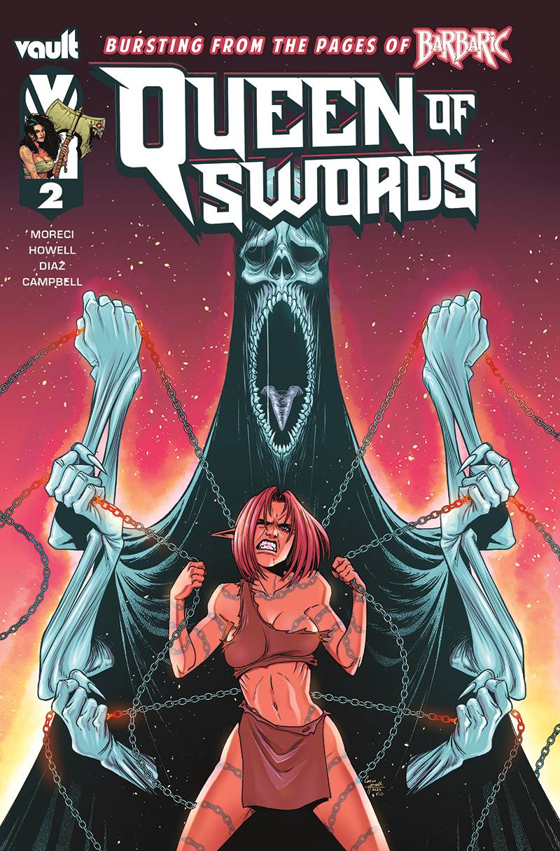 VAULT COMICS Comic Books QUEEN OF SWORDS BARBARIC STORY #2 CVR A HOWELL 85876100689800211 APR231931