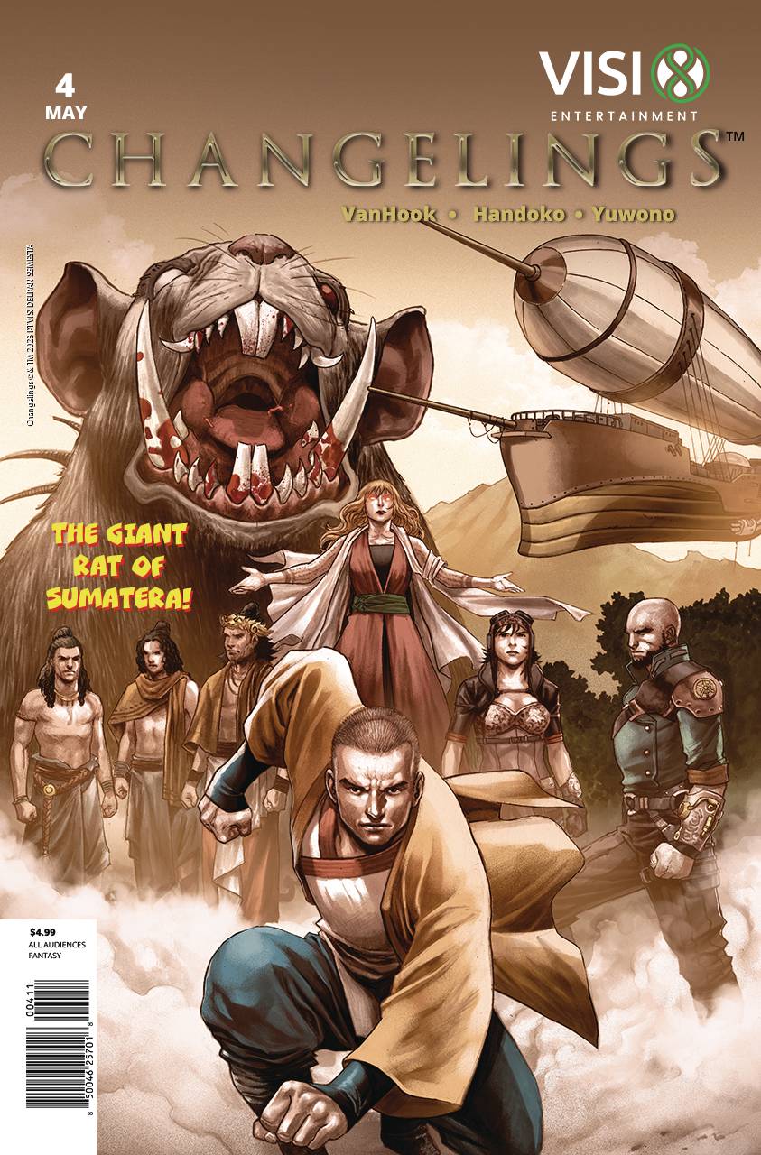 VISI8 ENTERTAINMENT Comic Books CHANGELINGS #4 (OF 7) 85004625701800411 MAR231988