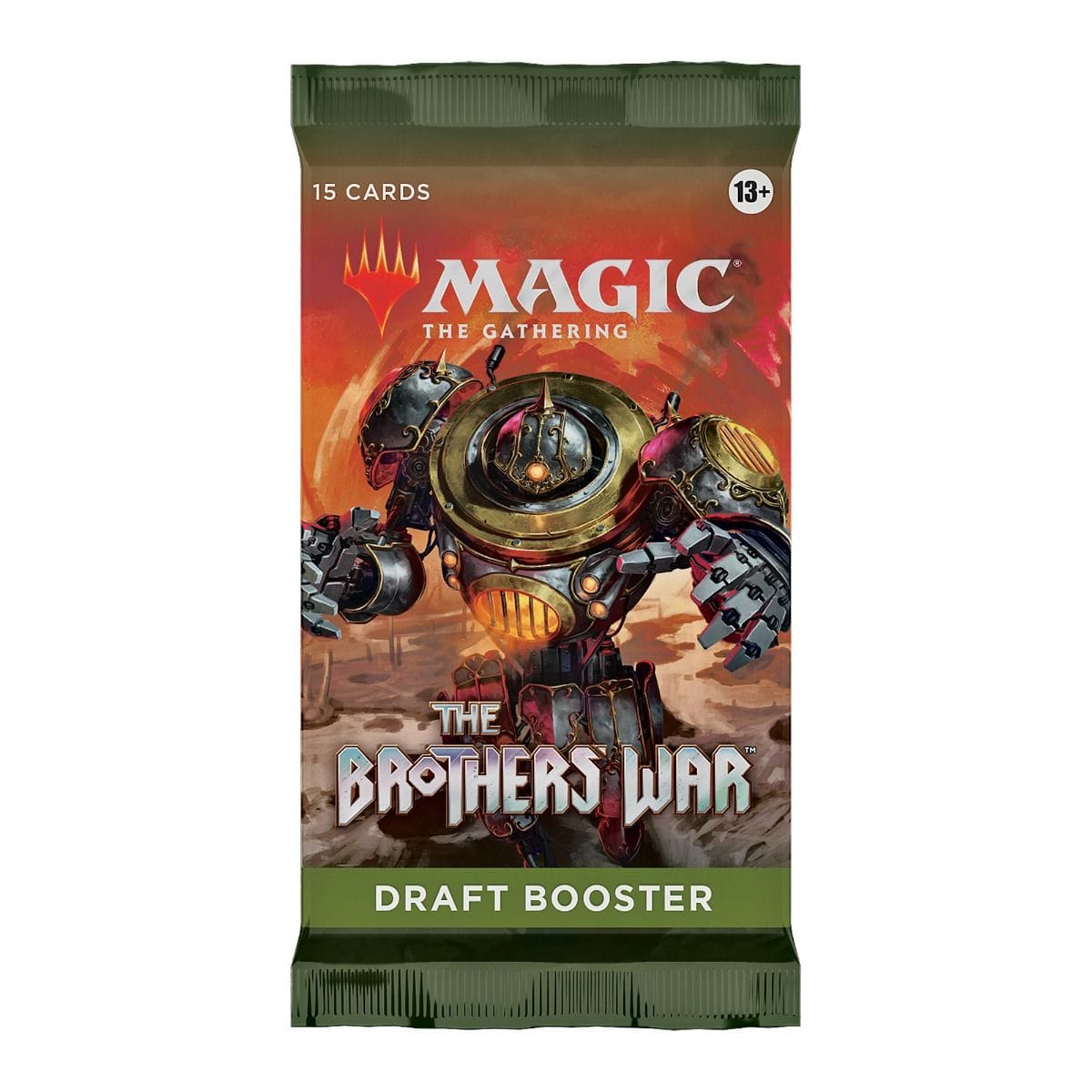 Wizards of the Coast Trading Card Games > Magic The Gathering MTG: Brothers War - Draft Booster Pack 195166150574 WOC D03060000