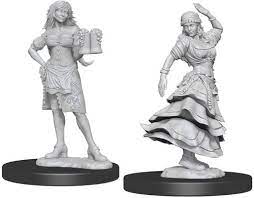 WizKids (Neca) Miniatures > WizKids Deep Cuts: Unpainted - Bartender/Dancing Girl 634482725887 WZK 72588