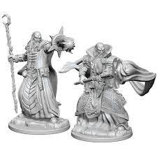 WizKids (Neca) Miniatures > WizKids Nolzur's: Unpainted - Human Male Wizard 634482726181 WZK 72618