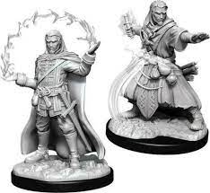 WizKids (Neca) Miniatures > WizKids Nolzur's: Unpainted - Male Human Wizard 634482900116 WZK 90011