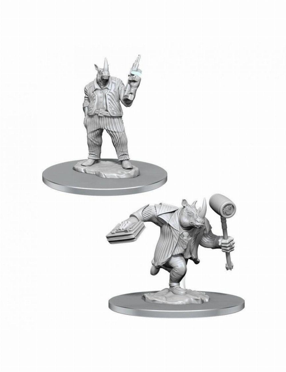 WizKids (Neca) Miniatures > WizKids WizKids: Magic the Gathering - Freelance Muscle and Rhox Pummeler (Unpainted Miniatures) 634482905647 WZK 90564