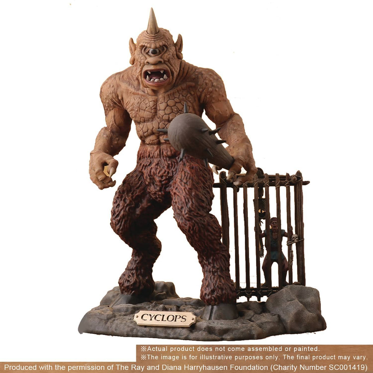 X-Plus Model Kits > Other Model Kits X-Plus Model Kit: Ray Harryhausen's - Cyclops 1/35 Scale 4532149020725 APR228128