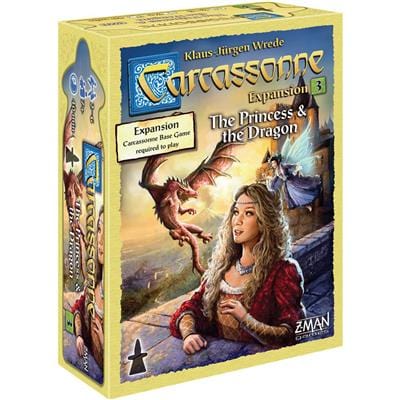 Z-Man Games Board Games > Large Box Games > Expansions Carcassonne Expansion 3: The Princess And The Dragon 681706781037 ZM7813